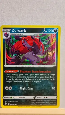 Zoroark [LP] - Pokemon TCG Evolving Skies 103/203 [Holo Rare] - Image 1