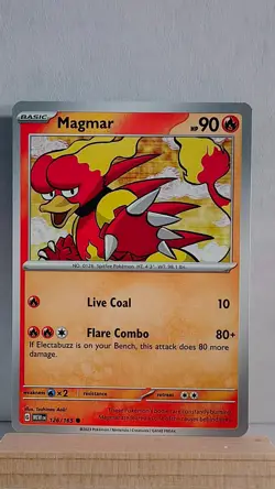 Magmar [LP] - Pokemon TCG Scarlet & Violet 151 126/165 [Common] - Image 1