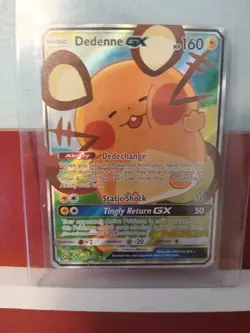 Pokemon Unbroken Bonds Dedenne GX #195a/214 TCG - Image 2