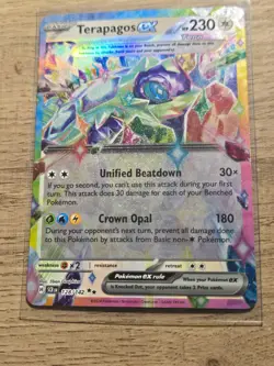 Pokemon TCG Pokemon Terapagos Ex Double Rare Holo - Image 1