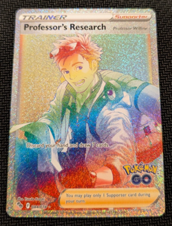 Pokemon - Professor Willow Rainbow Rare 084/078 - 2022 Pokemon GO - NM - Image 1