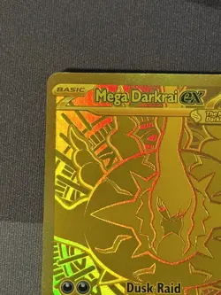2026 Pokemon Mega Darkrai ex NM Gold Hyper Rare 120/084 Pitch Black ENG - Image 2
