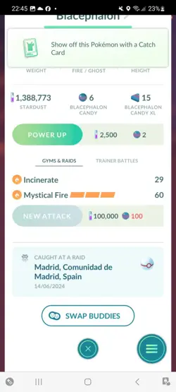 Pokemon Go Ultra Beast Blacephalon ( Normal ) - Image 2