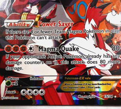 Pokemon Team Magma's Groudon EX Ultra Rare Holo 15/34 Double Crisis (DCR) LP - Image 2