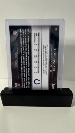 2025 Topps Chrome Black RC Riley Leonard #121 White /10 - Image 2