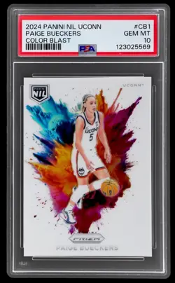 2025 Panini Paige Bueckers Rookie Color Blast SSP CASE HIT PSA 10 - POP 1 🔥 - Image 1