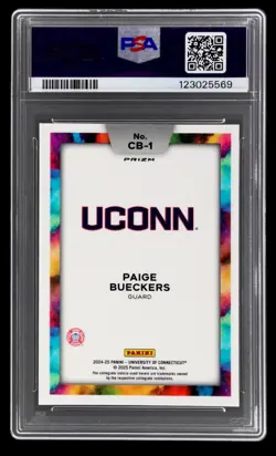 2025 Panini Paige Bueckers Rookie Color Blast SSP CASE HIT PSA 10 - POP 1 🔥 - Image 2