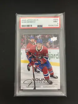 2025-26 Upper Deck Series 1 - Young Guns Ivan Demidov #205 (RC) PSA 9 - Image 1