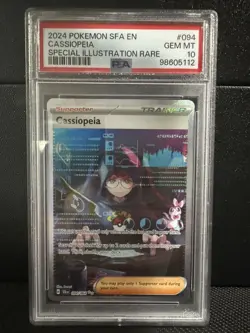 Cassiopeia 094/064 -- PSA 10 -- Pokemon SFA Shrouded Fable SIR - Image 1