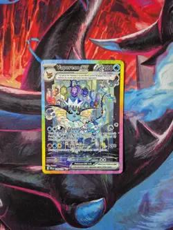 Pokemon TCG Vaporeon EX Prismatic Evolutions Holo Card 149/131 - Image 1