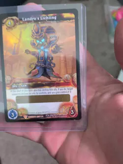 World of Warcraft LOOT Card ~ LANDRO'S LICHLING WoW Elements 1/3 TCG Unscratched - Image 1