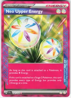 Pokemon Neo Upper Energy 162/162 ACE SPEC Rare Temporal Forces Pokemon Holo NM - Image 1