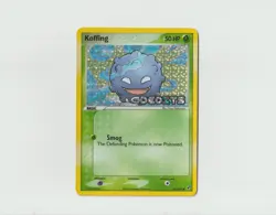 Pokemon Card Koffing 62/107 Ex Deoxys Reverse Holo Played LP - Image 1