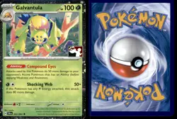 Galvantula 002/064 HOLO UC Prize Pack Series Cards Pokemon NM HOLO - Image 3