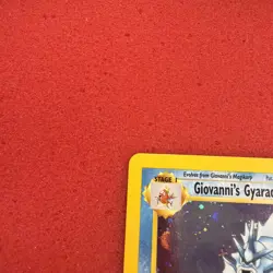 Pokemon Giovanni's Gyarados Gym Challenge Holo Card 5/132 - Image 2