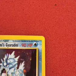 Pokemon Giovanni's Gyarados Gym Challenge Holo Card 5/132 - Image 3