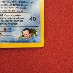 Pokemon Giovanni's Gyarados Gym Challenge Holo Card 5/132 - Image 4