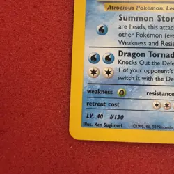 Pokemon Giovanni's Gyarados Gym Challenge Holo Card 5/132 - Image 5