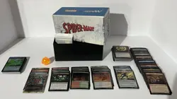 MTG Spider-Man Bundle 150 Cards Gift Bundle Box Foil Tokens Lands Marvel Magic - Image 1