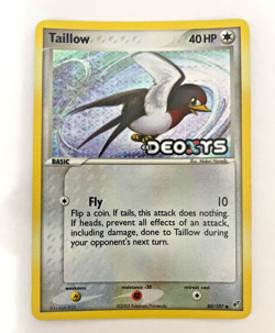 Pokemon Card -Taillow 80/107 - Deoxys 2005- Holo Stamped EX Deoxys - Image 2