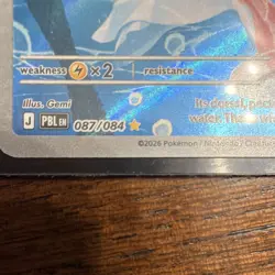 Goldeen 087/084 PBL Holo Rare 70 HP English 2026 Pokemon TCG Pokemon Card - Image 3