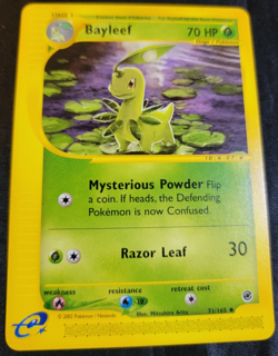 Bayleef # 71/165 Expedition Base Set Pokemon TCG Game Trading Cards NM - Image 1