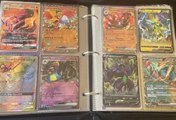 Pokemon Card Lot OF 58 CARDS BINDER INCLUDED ULTRA RARE CARD - Image 4