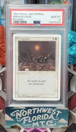Graded MTG Card - PSA Gem Mint 10 - 3rd Edition (Revised) - Armageddon - Image 1