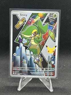 Pokemon TCG Snivy Holo Promo Card 5/25 30th Anniversary Celebrations - Image 1