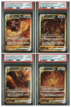 PSA 10 Giratina Arceus Palkia Dialga UR VSTAR Universe Pokemon Card Set Japanese - Image 1