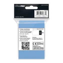 100 Ultra Pro Standard Gloss Light Blue Deck Protector Card Sleeves New mtg ccg - Image 3