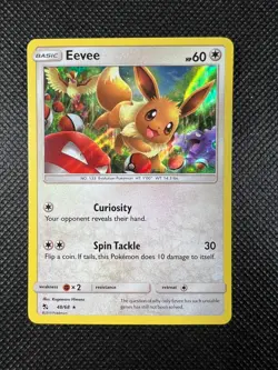 Eevee (48) Holo Rare Hidden Fates 48/68 NM Pokemon Card - Image 1