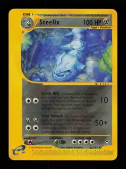 Steelix 35/147 Rare Aquapolis Heavy Play Pokemon Cards - Image 1