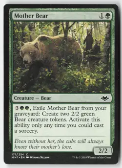 MTG - Mother Bear #171 - Regular - MH1 Modern Horizons - Image 1