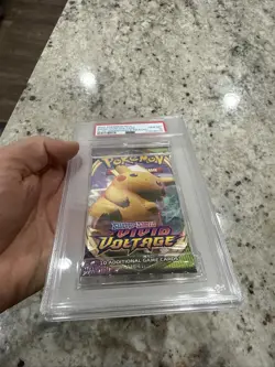 Pokemon Vivid Voltage Gigantamax Pikachu Art Sealed Booster Pack PSA 10 Gem Mint - Image 4