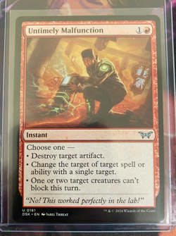 MTG, UNTIMELY MALFUNCTION (DSK) (NM OR BETTER CONDITION) - Image 4