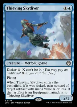 x1 Thieving Skydiver R MTG Commander: The Lost Caverns of Ixalan M/NM, English - Image 1
