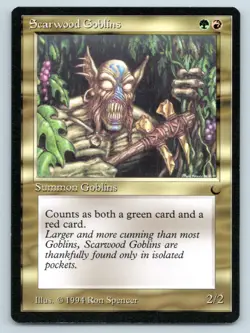 MTG Scarwood Goblins C The Dark (DRK) NM Magic - Image 1