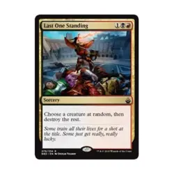 WotC MtG Battlebond Last One Standing (R) (Foil) NM - Image 1
