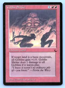 MTG Goblin Shrine C The Dark (DRK) NM Magic - Image 1