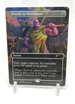 Magic The Gathering THANOS PSA Promo Swords to Plowshares Marvel - Image 2