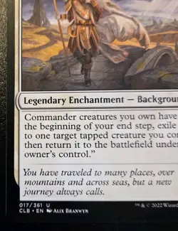 Far Traveler 017/361 Uncommon Battle For Baldur's Gate Magic: The Gathering - Image 4