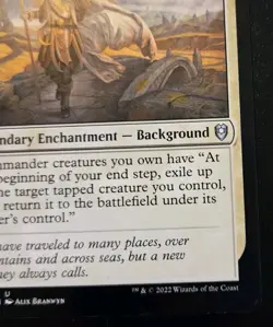 Far Traveler 017/361 Uncommon Battle For Baldur's Gate Magic: The Gathering - Image 5