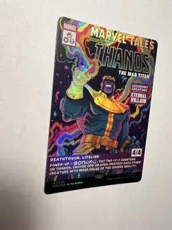 Thanos, the Mad Titan - Wizards of the Coast - MTG Marvel Super Heroes 0400 Foil - Image 2