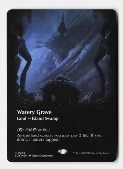 Watery Grave (Borderless) 286 Edge of Eternities Magic: The Gathering Foil NM - Image 1