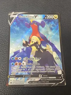 Pokemon TCG-Garchomp V TG23/TG30: Astral Radiance Trainer Gallery Holo-NM- IR - Image 1