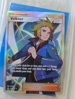 Pokemon Company Volkner Full Art Holo Ultra Rare 156/156 Ultra Prism 2018 - Image 1
