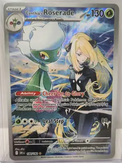 2025 Pokemon Destined Rivals Lot of 2 Cynthia's Chase Cards - Image 3