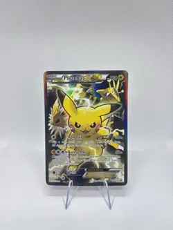 Pokemon Pikachu EX XY124 XY Promo Holo Black Star Promo HP - Image 3
