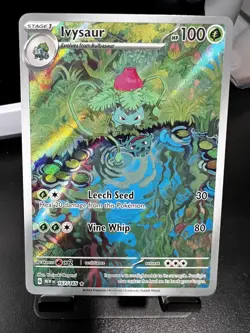 Ivysaur 167/165 Illustration Rare 151 Pokemon Holo Near Mint - Image 1